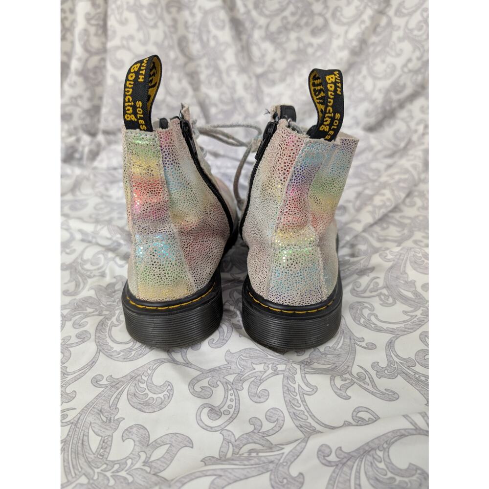 Dr. Martens 1460 Pascal Y Iridescent Lace Up Boots Size 5M/6L - Picture 5 of 12